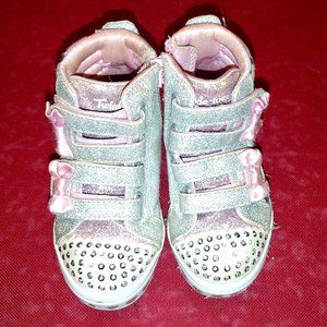 Sketchers Twinkle Toes high top tennis shoes for children